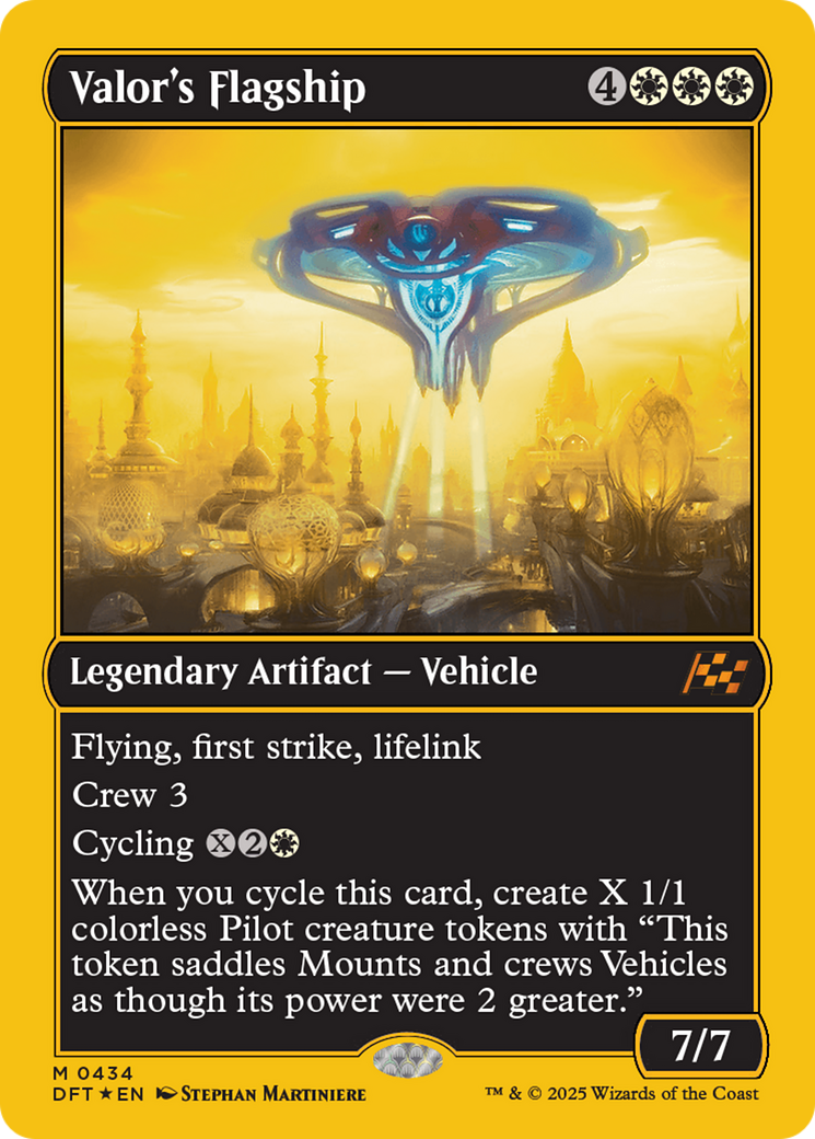Valor's Flagship (First-Place Foil) [Aetherdrift] - The Mythic Store | 24h Order Processing