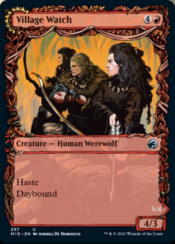 Village Watch // Village Reavers (Showcase Equinox) [Innistrad: Midnight Hunt] - The Mythic Store | 24h Order Processing