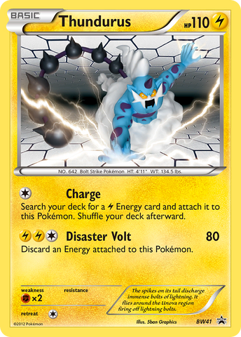 Thundurus (BW41) [Black & White: Black Star Promos] - The Mythic Store | 24h Order Processing