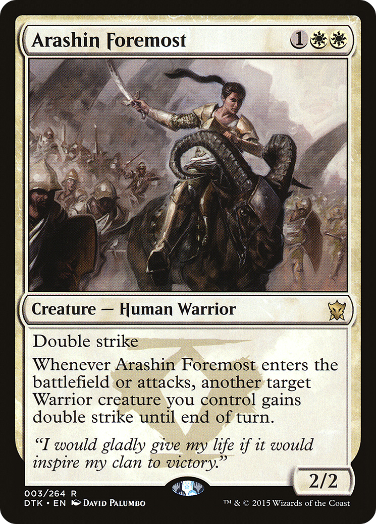 Arashin Foremost [Dragons of Tarkir] - The Mythic Store | 24h Order Processing