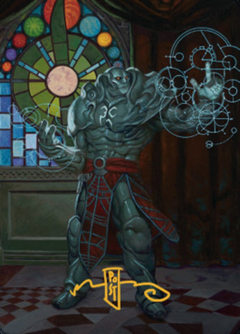 Karn, Living Legacy Art Card 2 (Gold-Stamped Signature) [Dominaria United Art Series] - The Mythic Store | 24h Order Processing