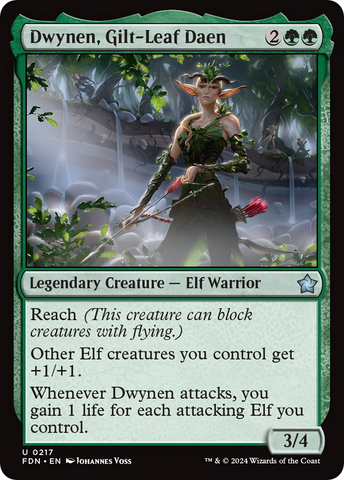 Dwynen, Gilt-Leaf Daen [Foundations] - The Mythic Store | 24h Order Processing