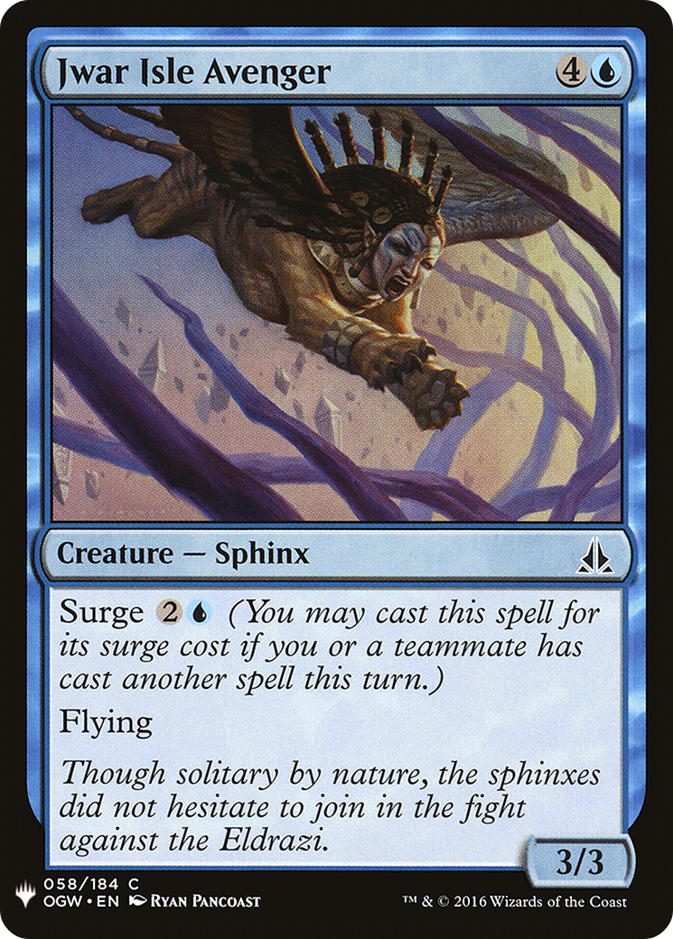 Jwar Isle Avenger [Mystery Booster] - The Mythic Store | 24h Order Processing