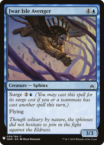 Jwar Isle Avenger [Mystery Booster] - The Mythic Store | 24h Order Processing