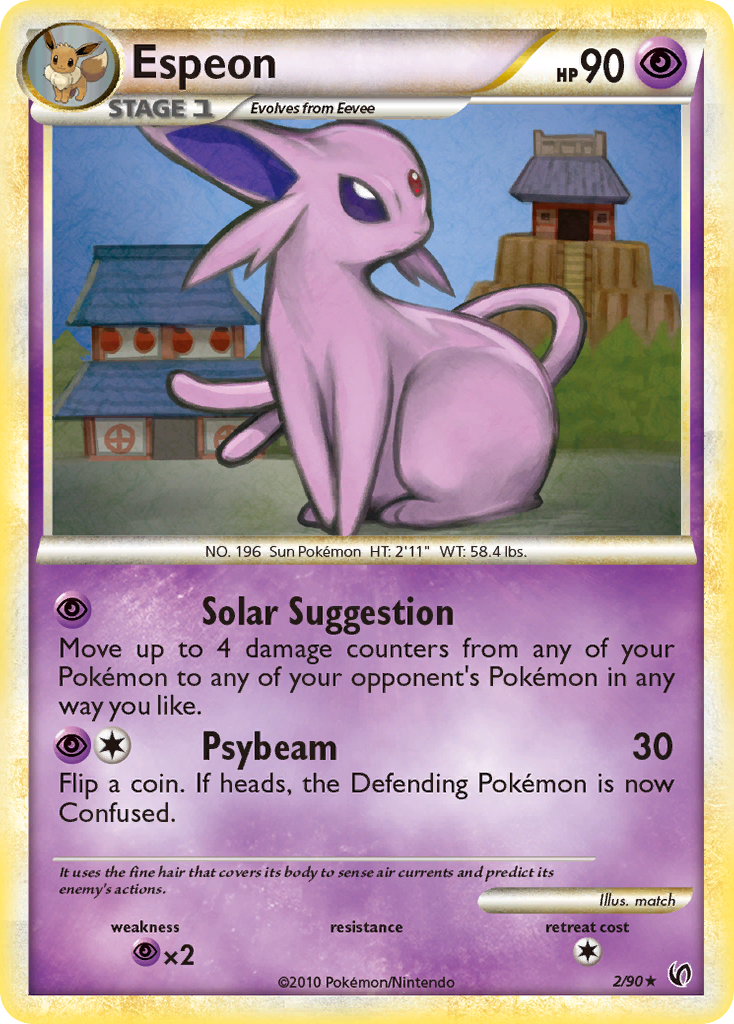 Espeon (2/90) [HeartGold & SoulSilver: Undaunted] - The Mythic Store | 24h Order Processing