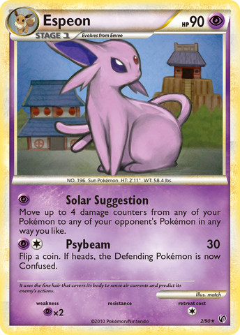 Espeon (2/90) [HeartGold & SoulSilver: Undaunted] - The Mythic Store | 24h Order Processing