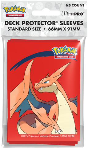 Pokemon Sleeves - Mega Charizard Y - The Mythic Store | 24h Order Processing