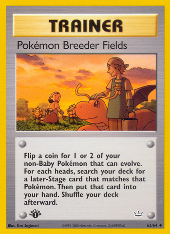 Pokemon Breeder Fields (62/64) [Neo Revelation 1st Edition] - The Mythic Store | 24h Order Processing