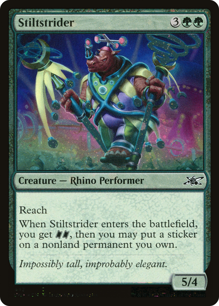 Stiltstrider (Galaxy Foil) [Unfinity] - The Mythic Store | 24h Order Processing