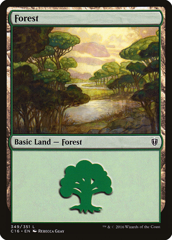 Forest (349) [Commander 2016] - The Mythic Store | 24h Order Processing
