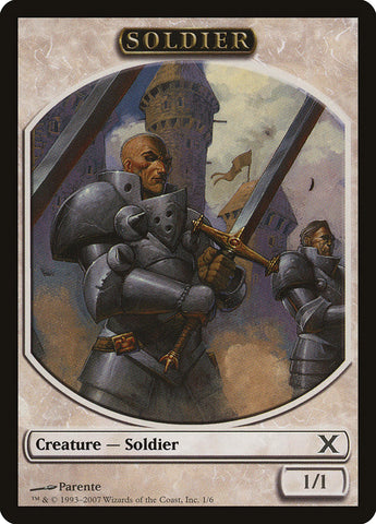 Soldier Token [Tenth Edition Tokens] - The Mythic Store | 24h Order Processing