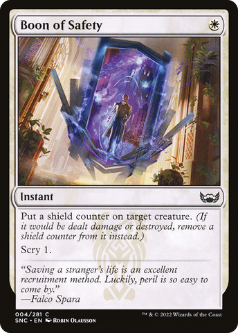 Boon of Safety [Streets of New Capenna] - The Mythic Store | 24h Order Processing