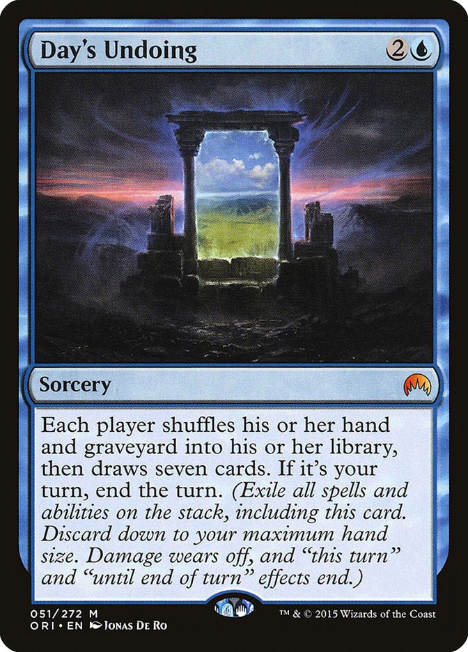 Day's Undoing [Magic Origins] - The Mythic Store | 24h Order Processing