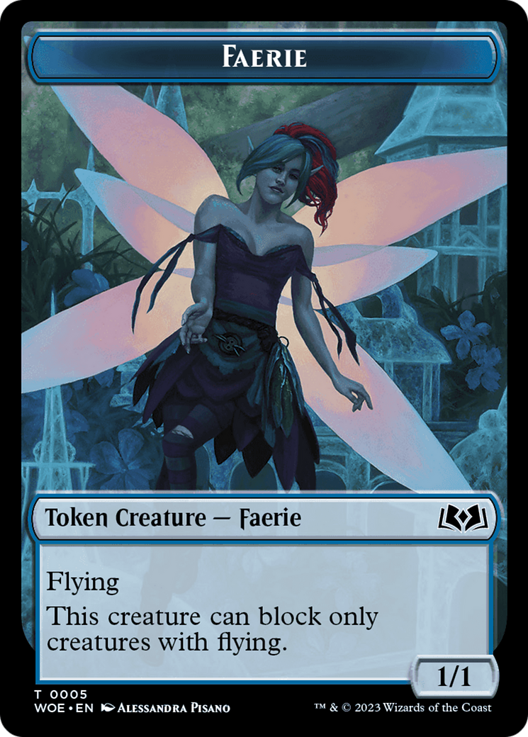 Faerie Token [Wilds of Eldraine Tokens] - The Mythic Store | 24h Order Processing