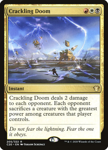 Crackling Doom [Commander 2020] - The Mythic Store | 24h Order Processing