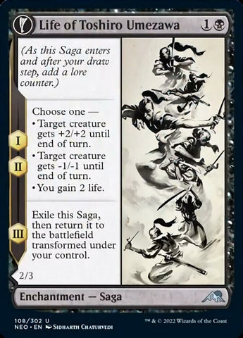 Life of Toshiro Umezawa // Memory of Toshiro [Kamigawa: Neon Dynasty] - The Mythic Store | 24h Order Processing