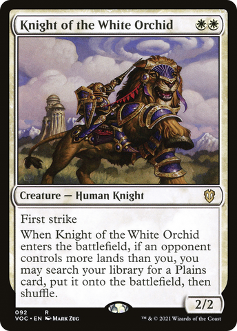 Knight of the White Orchid [Innistrad: Crimson Vow Commander] - The Mythic Store | 24h Order Processing