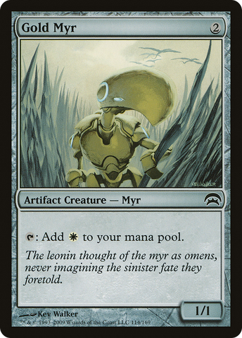 Gold Myr [Planechase] - The Mythic Store | 24h Order Processing