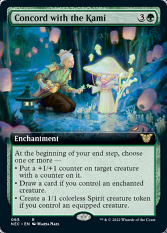 Concord with the Kami (Extended Art) [Kamigawa: Neon Dynasty Commander] - The Mythic Store | 24h Order Processing