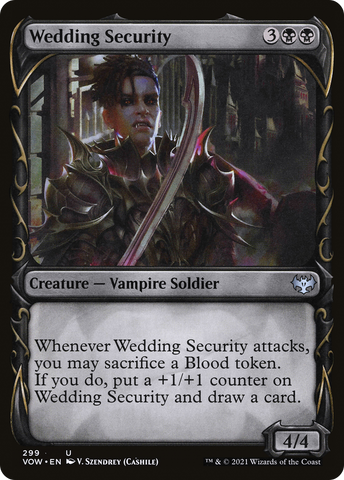 Wedding Security (Showcase Fang Frame) [Innistrad: Crimson Vow] - The Mythic Store | 24h Order Processing