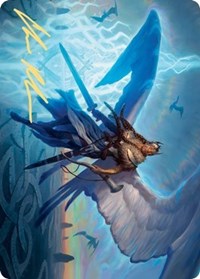 Righteous Valkyrie Art Card (Gold-Stamped Signature) [Kaldheim Art Series] - The Mythic Store | 24h Order Processing