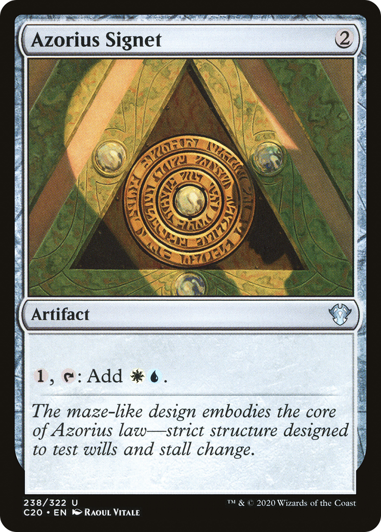 Azorius Signet [Commander 2020] - The Mythic Store | 24h Order Processing