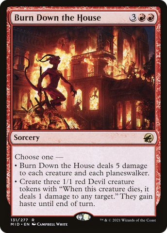 Burn Down the House [Innistrad: Midnight Hunt] - The Mythic Store | 24h Order Processing