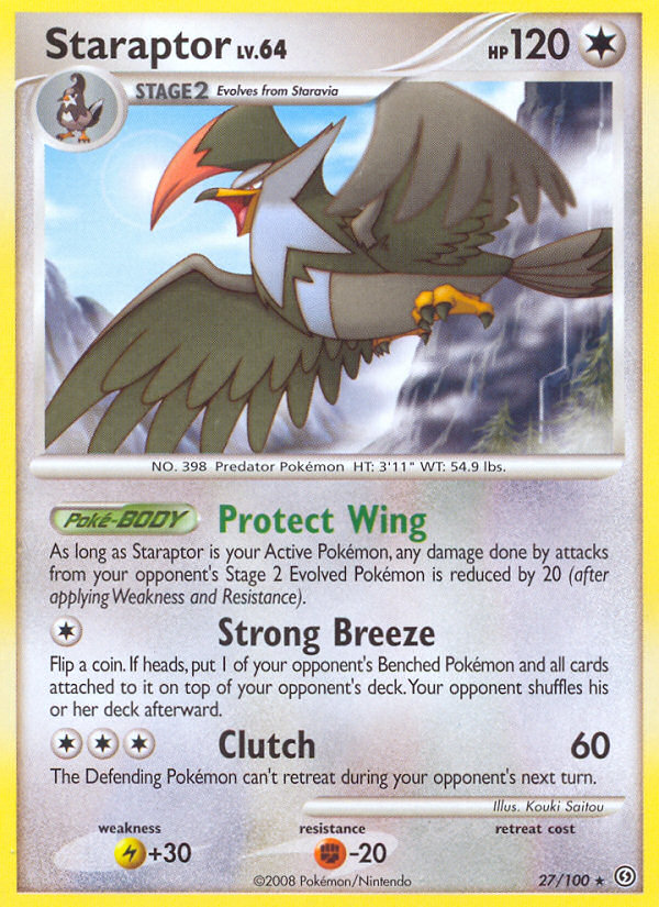 Staraptor (27/100) [Diamond & Pearl: Stormfront] - The Mythic Store | 24h Order Processing