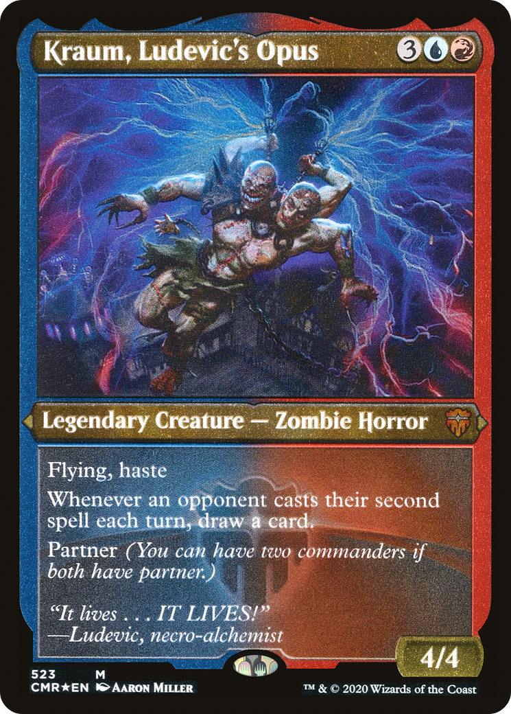 Kraum, Ludevic's Opus (Etched) [Commander Legends] - The Mythic Store | 24h Order Processing