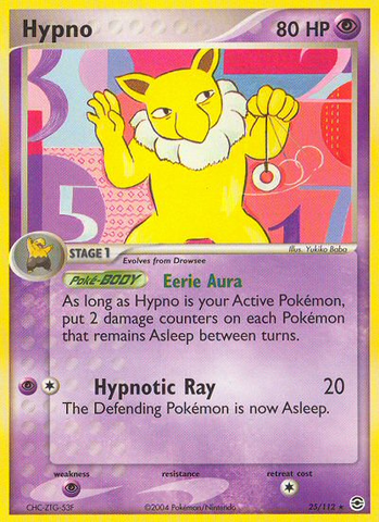 Hypno (25/112) [EX: FireRed & LeafGreen] - The Mythic Store | 24h Order Processing