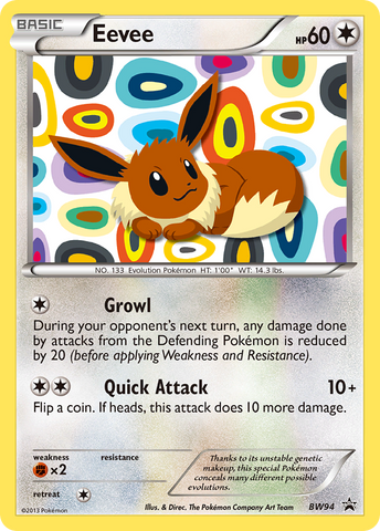 Eevee (BW94) [Black & White: Black Star Promos] - The Mythic Store | 24h Order Processing