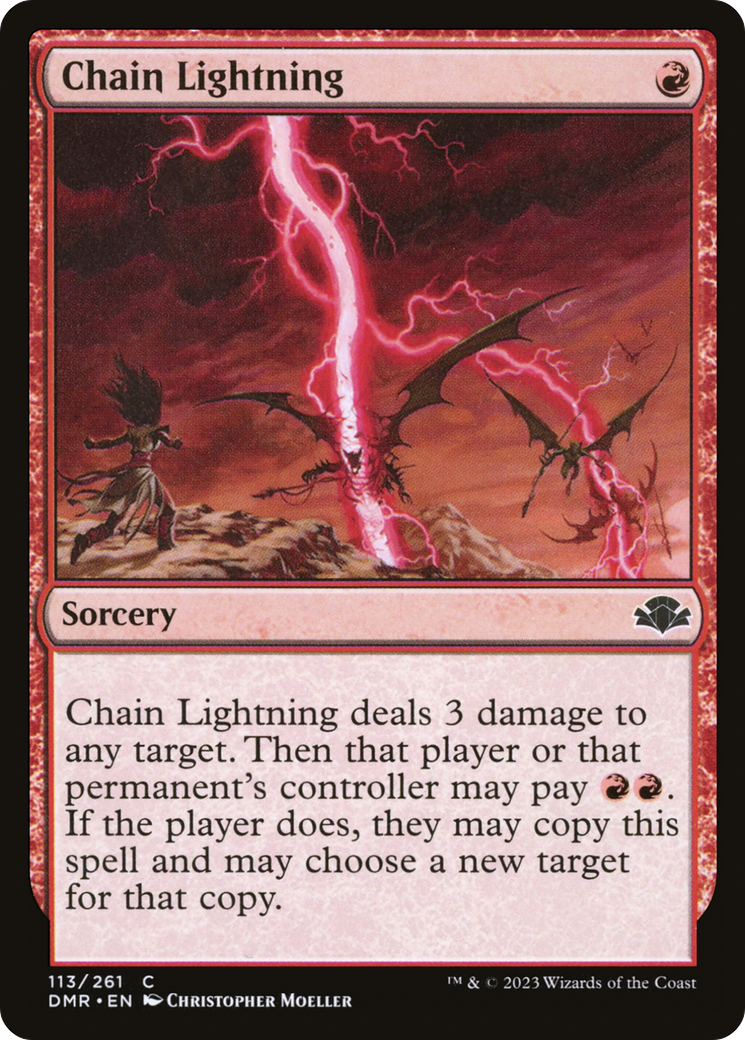 Chain Lightning [Dominaria Remastered] - The Mythic Store | 24h Order Processing