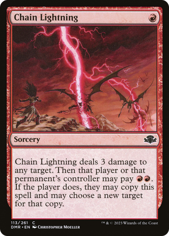 Chain Lightning [Dominaria Remastered] - The Mythic Store | 24h Order Processing