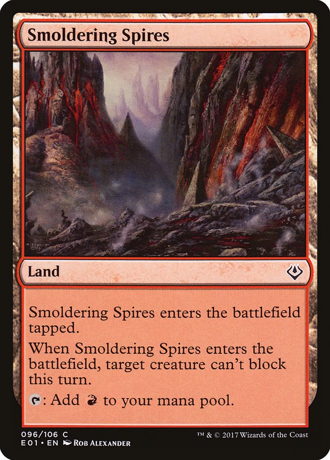 Smoldering Spires [Archenemy: Nicol Bolas] - The Mythic Store | 24h Order Processing