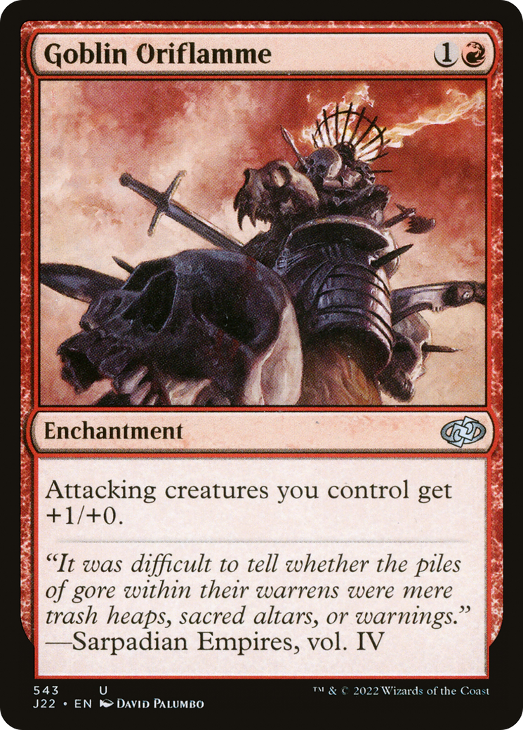 Goblin Oriflamme [Jumpstart 2022] - The Mythic Store | 24h Order Processing