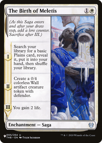 The Birth of Meletis [The List] - The Mythic Store | 24h Order Processing