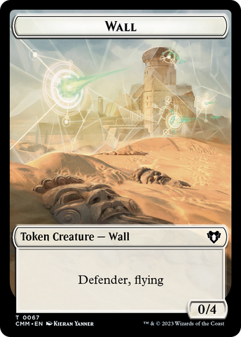 Wall // Kor Ally Double-Sided Token [Commander Masters Tokens] - The Mythic Store | 24h Order Processing