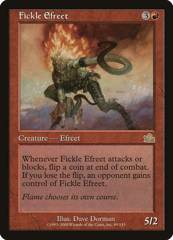 Fickle Efreet [Prophecy] - The Mythic Store | 24h Order Processing