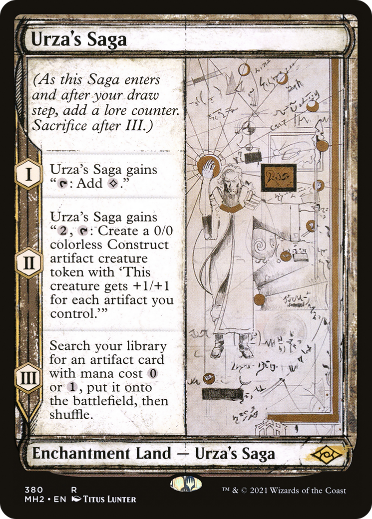 Urza's Saga (Sketch) [Modern Horizons 2] - The Mythic Store | 24h Order Processing