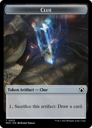 Golem // Clue Double-Sided Token [March of the Machine Commander Tokens] - The Mythic Store | 24h Order Processing