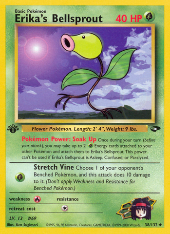 Erika's Bellsprout (38/132) [Gym Challenge 1st Edition] - The Mythic Store | 24h Order Processing