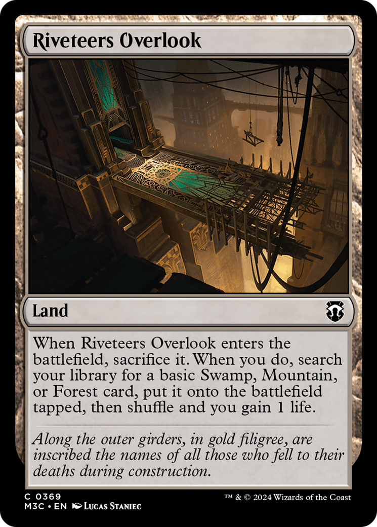 Riveteers Overlook (Ripple Foil) [Modern Horizons 3 Commander] - The Mythic Store | 24h Order Processing