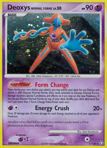 Deoxys Normal Forme (1/146) [Diamond & Pearl: Legends Awakened] - The Mythic Store | 24h Order Processing