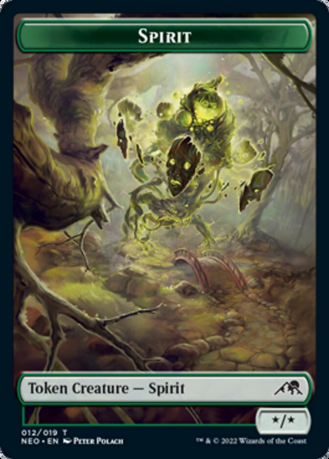 Spirit Token (012) [Kamigawa: Neon Dynasty Tokens] - The Mythic Store | 24h Order Processing