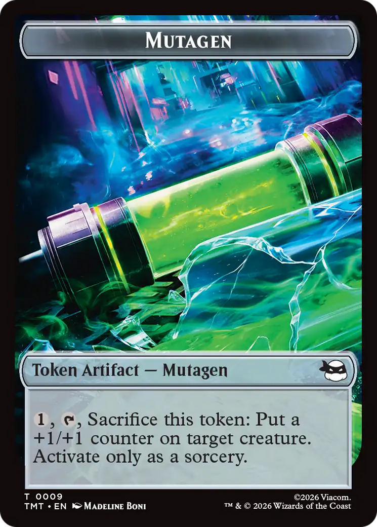 Mutagen // Food Double-Sided Token [Teenage Mutant Ninja Turtles Tokens] - The Mythic Store | 24h Order Processing