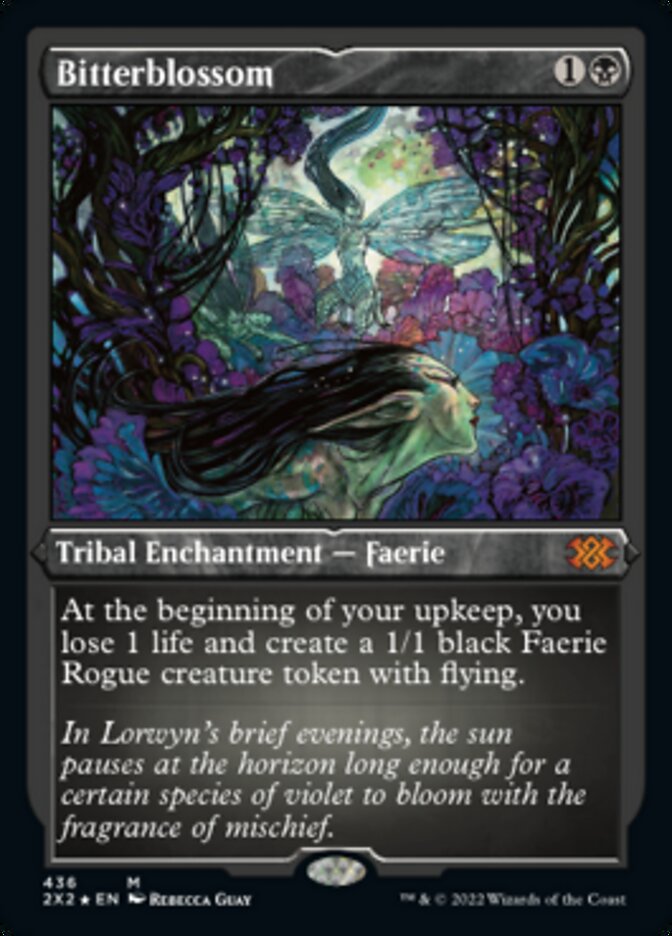 Bitterblossom (Foil Etched) [Double Masters 2022] - The Mythic Store | 24h Order Processing