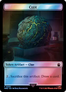 Horse // Clue (0053) Double-Sided Token (Surge Foil) [Doctor Who Tokens] - The Mythic Store | 24h Order Processing