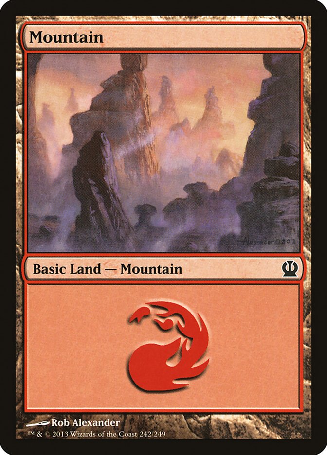 Mountain (242) [Theros] - The Mythic Store | 24h Order Processing