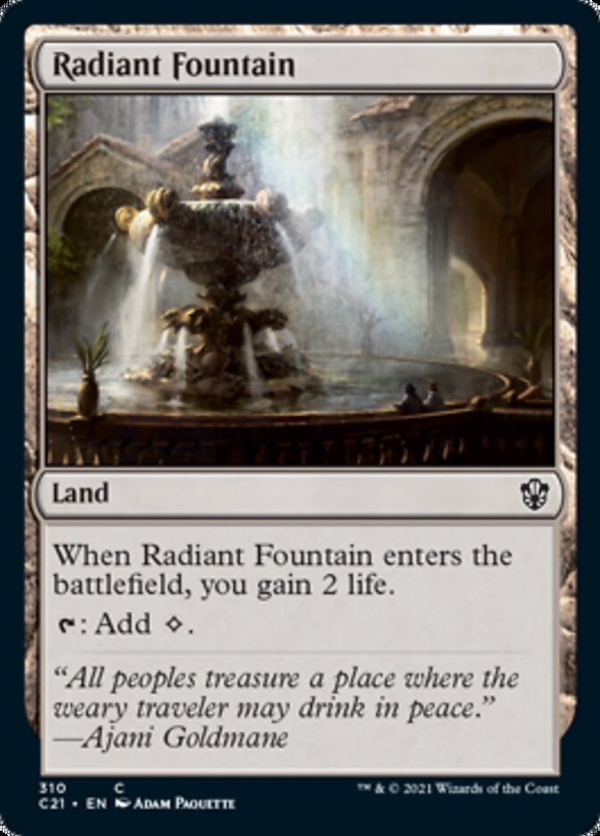 Radiant Fountain [Commander 2021] - The Mythic Store | 24h Order Processing