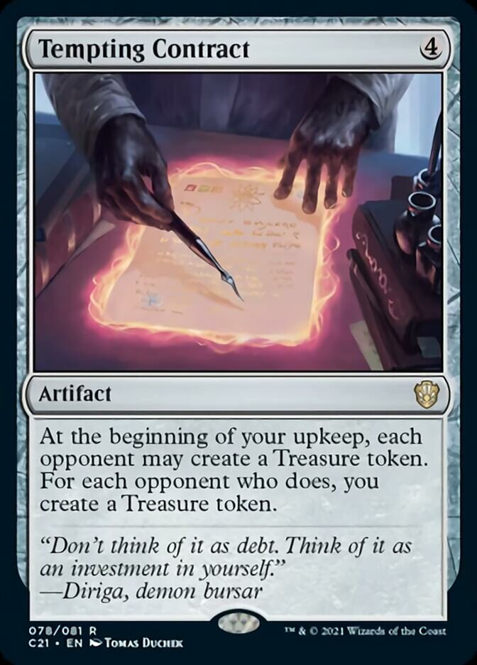 Tempting Contract [Commander 2021] - The Mythic Store | 24h Order Processing
